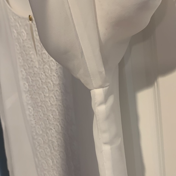 Charter Club Sheer Double Layer Key Hole Top Size Small - Picture 4 of 11